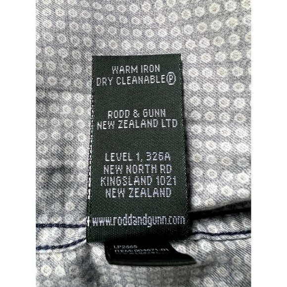 Rodd & Gunn Men's Patterson Inlet Patterned Long Sleeve Dress Shirt NWT Size 2XL - Picture 5 of 7